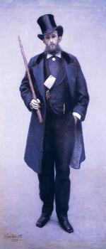 Gustave Caillebotte : Portrait of Paul Hugot